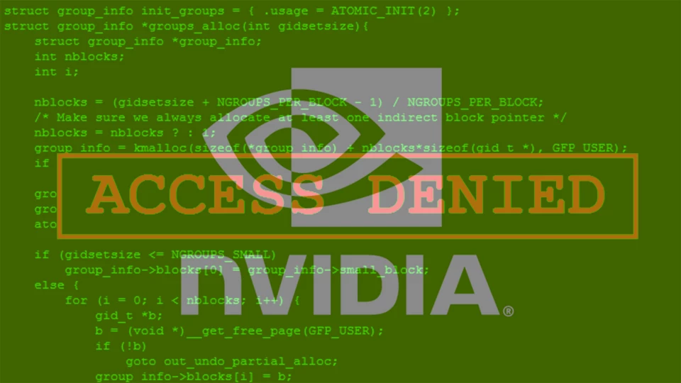 Nvidia Çalışanlarının Şifreleri Hackerlar Tarafından İnternette